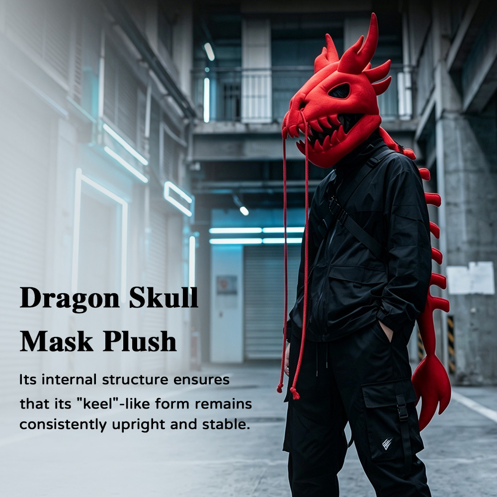หน้ากากหัวไดโนเสาร์แบบตุ๊กตาพร - Easy Cosplay Prop บทวิจารณ์และราคา