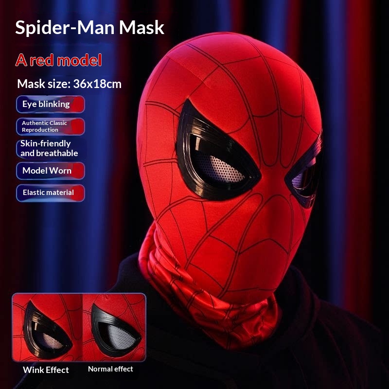 หน้ากากสไปเดอร์แมน Spider-Man  - Cosplay Prop Display บทวิจารณ์และราคา