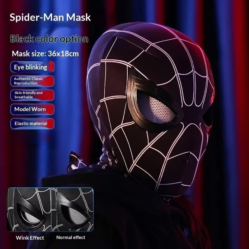 หน้ากากสไปเดอร์แมน Spider-Man  - Cosplay Prop Display บทวิจารณ์และราคา