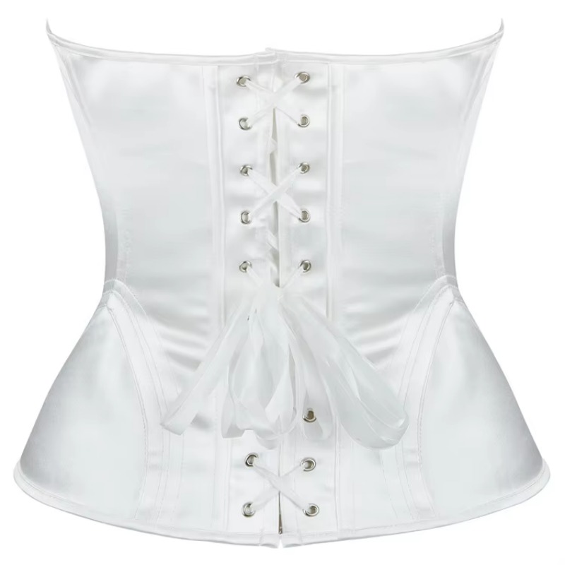 คอร์เซ็ทสีขาวสำหรับผู้หญิง ทรง - Boning Corset Steel บทวิจารณ์และราคา