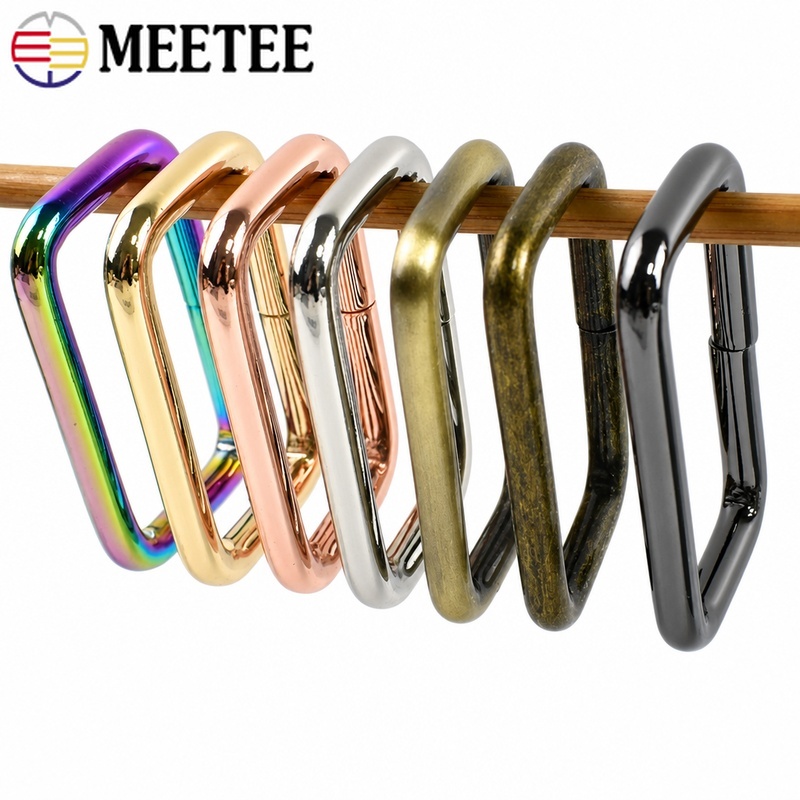 5/10/20 ชิ้น หัวเข็มขัดโลหะทรง - D Ring Strap บทวิจารณ์และราคา