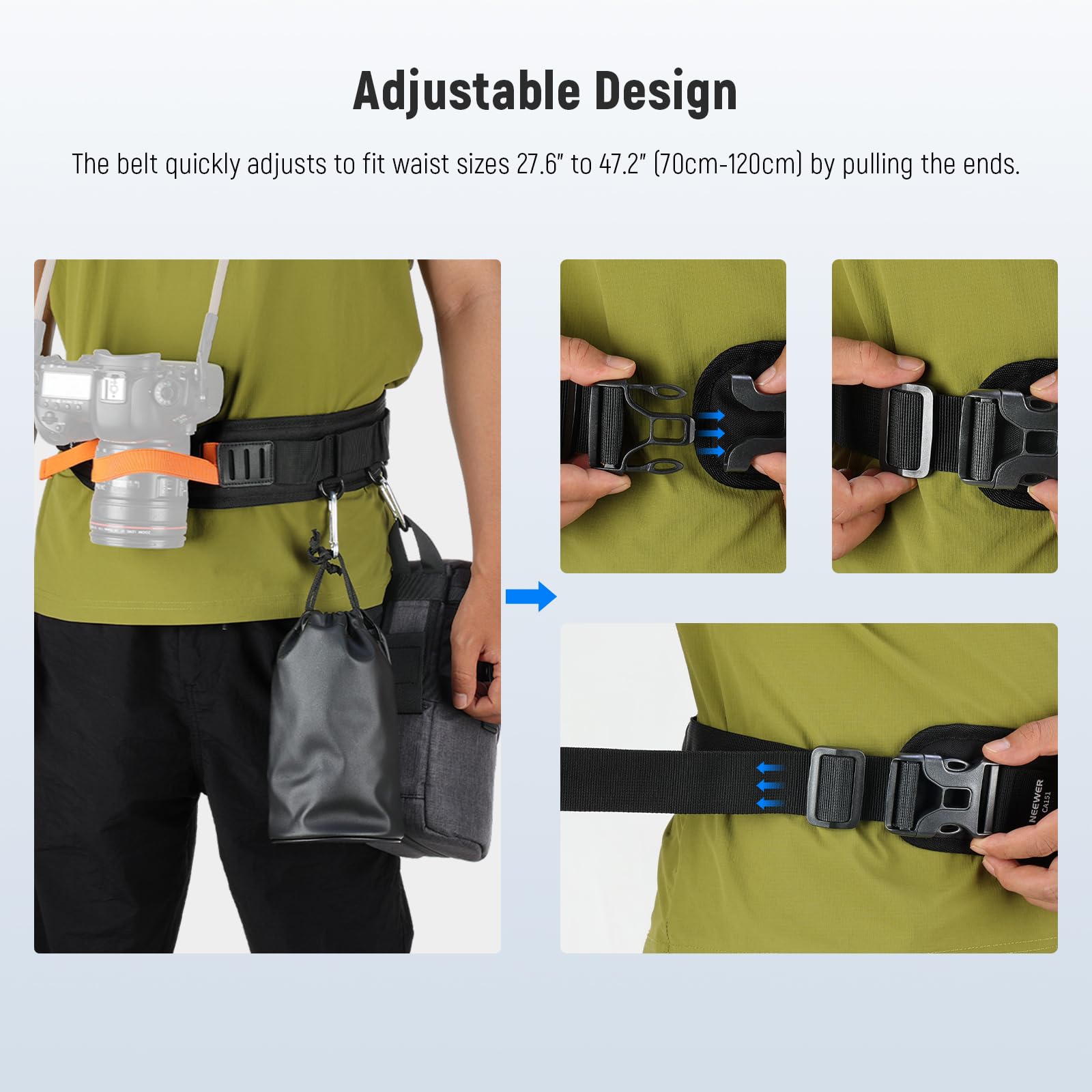 NEEWER เข็มขัดคาดเอวกล้องอเนกป - D Ring Strap บทวิจารณ์และราคา