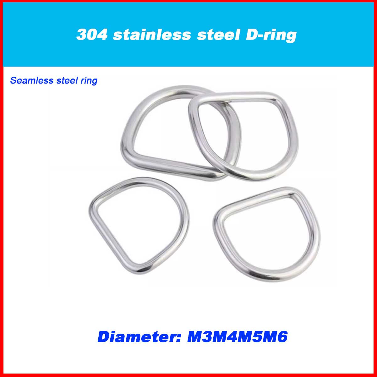 D-ring สแตนเลส 304 / กระเป๋าเด - D Ring Strap บทวิจารณ์และราคา