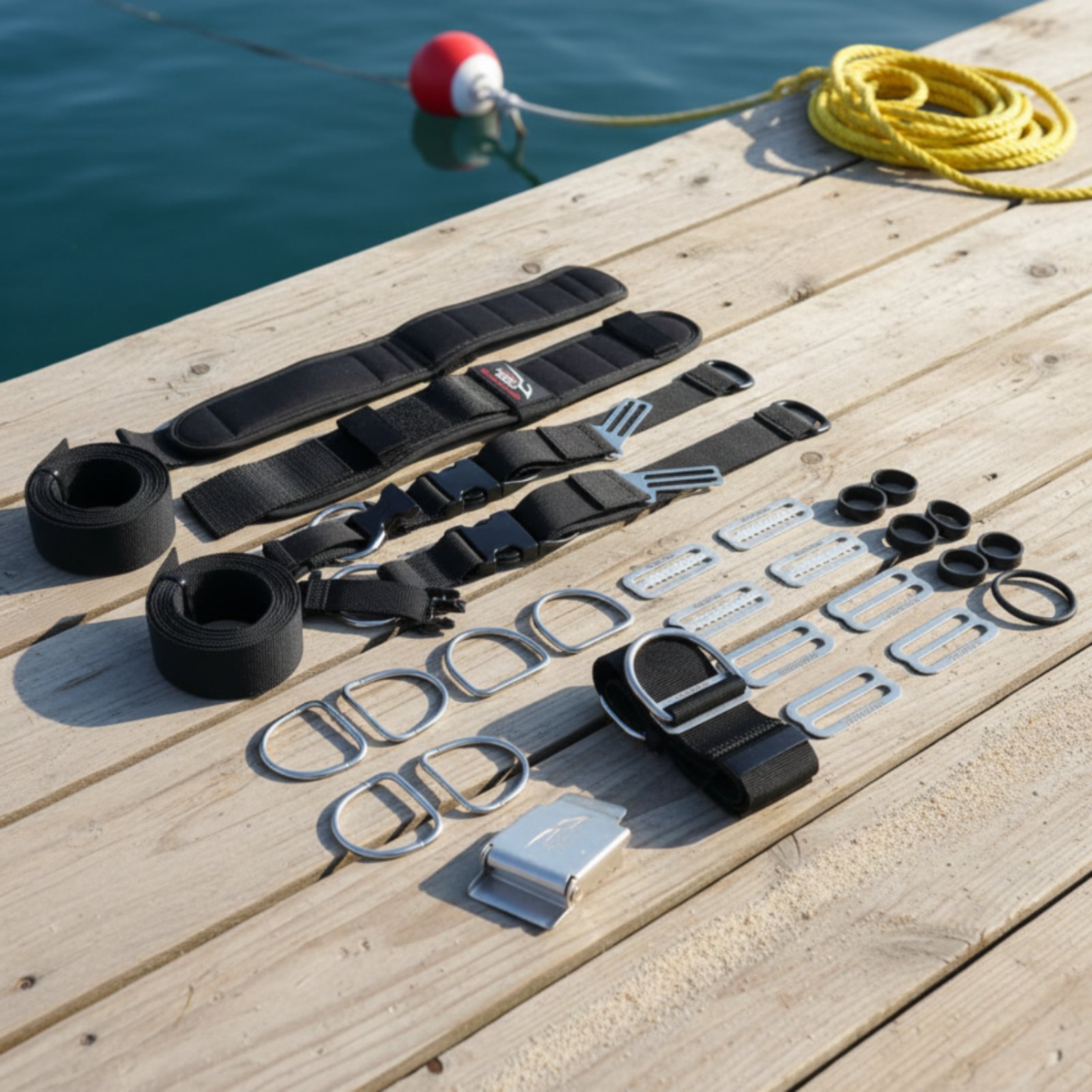 สายรัดสำหรับดำน้ำแบบเทคนิค สาย - D Ring Strap บทวิจารณ์และราคา
