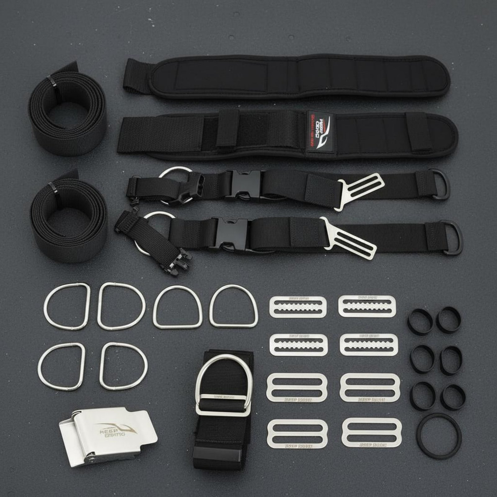 สายรัดสำหรับดำน้ำแบบเทคนิค สาย - D Ring Strap บทวิจารณ์และราคา
