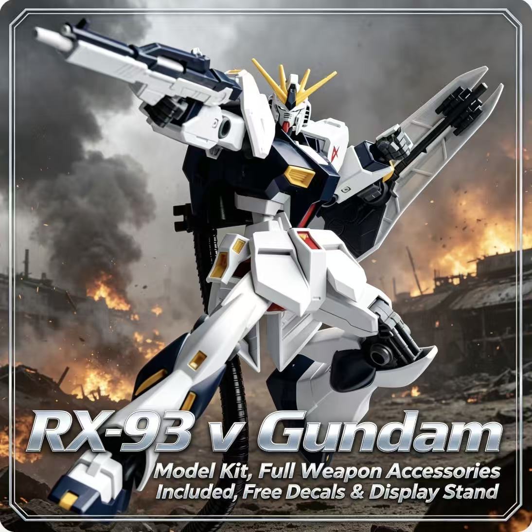93HG 1/144 ENTRY GRADE RX-93 V - Bandai Gundam Rg บทวิจารณ์และราคา