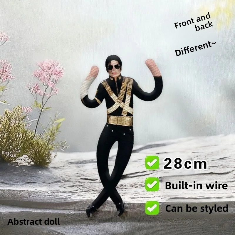 ตุ๊กตาไมเคิล แจ็คสัน ของสะสมคอ - Evoker Cosplay Prop บทวิจารณ์และราคา