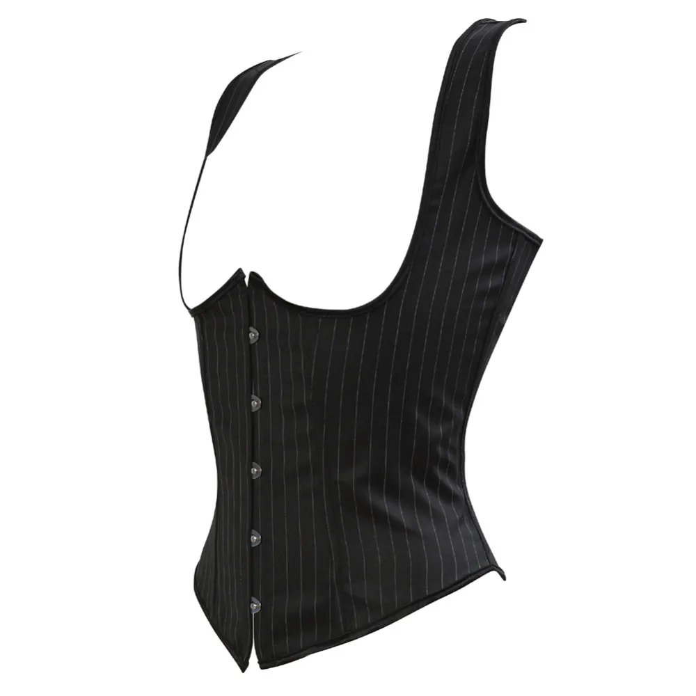 ผู้หญิงโกธิค Jacquard Underbus - Boning Corset Steel บทวิจารณ์และราคา